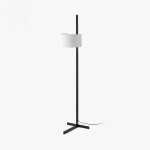 Faro Stand Up Pie De Salon Negro Pant.blanca  E27 20w