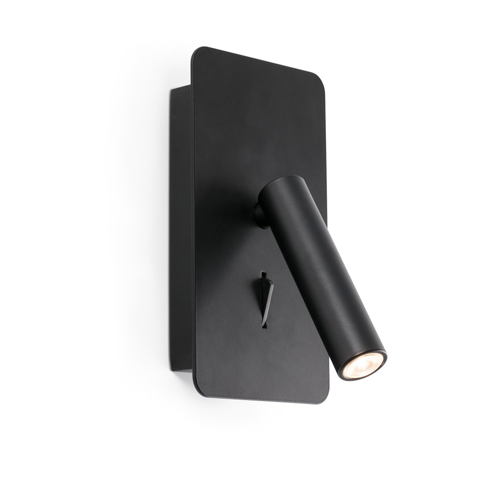 Faro Suau Usb C Aplique Negro 62116N