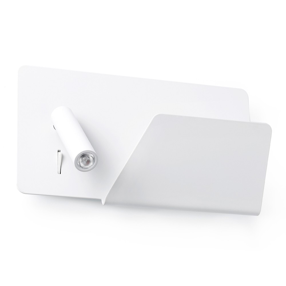 Faro Suau Aplique Derecha Blanco Usb Led 3W 3000K 62122