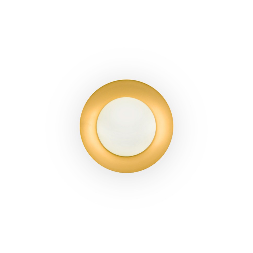 Faro Side Plafon Ø200 Negro-Oro Satinado G9 5W 62134