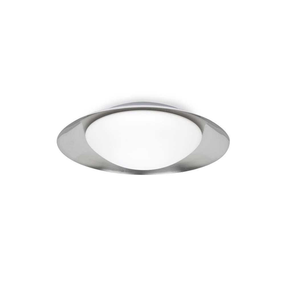Faro Side Plafon Ø390 Blanco-Niquel Mate Led 15W 3000K 62141