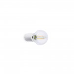 Faro Ten Aplique Blanco Mate E27 20W 62150