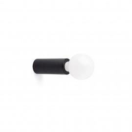 Faro Ten-140 Aplique Negro Mate 1xE27 62171