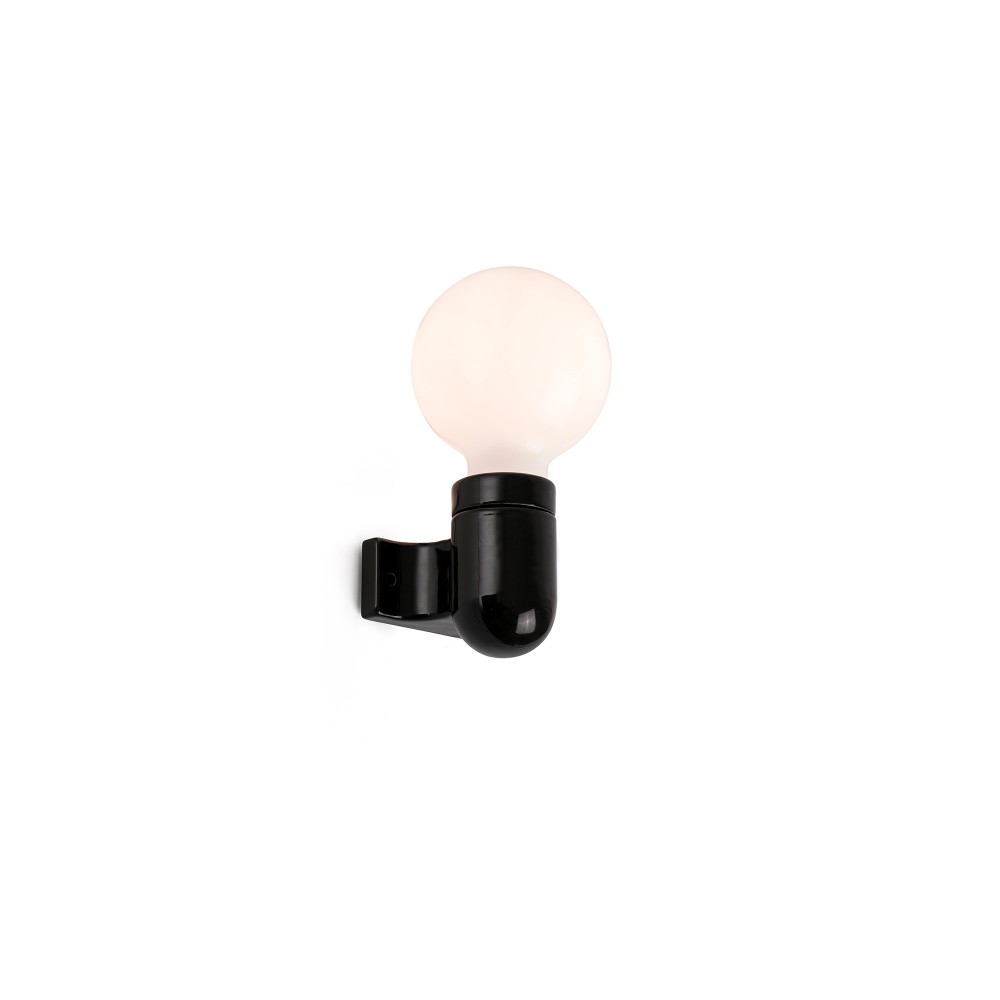 Faro Sera Aplique Ceramica Negro 1L E27 62303
