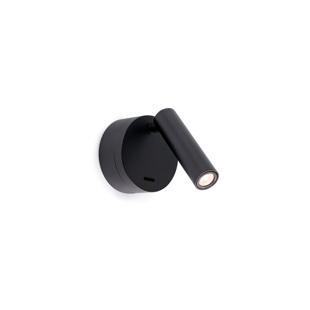 Faro Boc Lector Negro Led 3W 3000K 62708