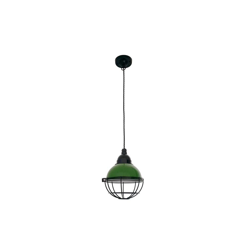 Faro Claire Colgante Verde E27 15W 62803