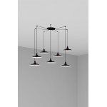 Faro Lang Colgante Negro E27 7L 62804-7L