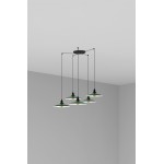 Faro Lang Colgante Verde E27 5L 62805-5L