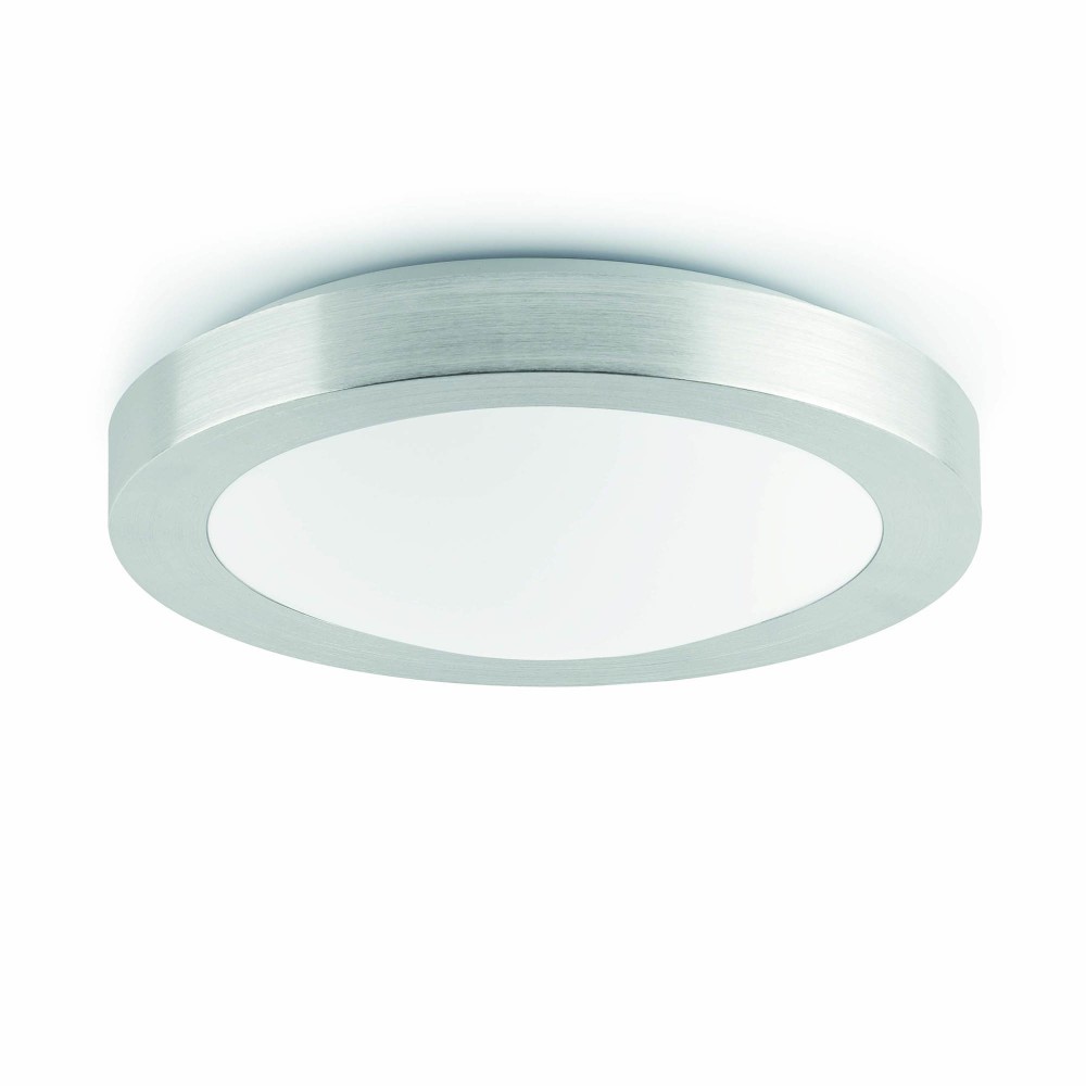 Faro Logos-1 Plafon Aluminio Pulio 1 X E27 20W D270Mm 62980