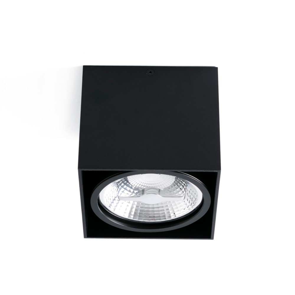 Faro Tecto Plafon Negro 1Xar111 50W 63275