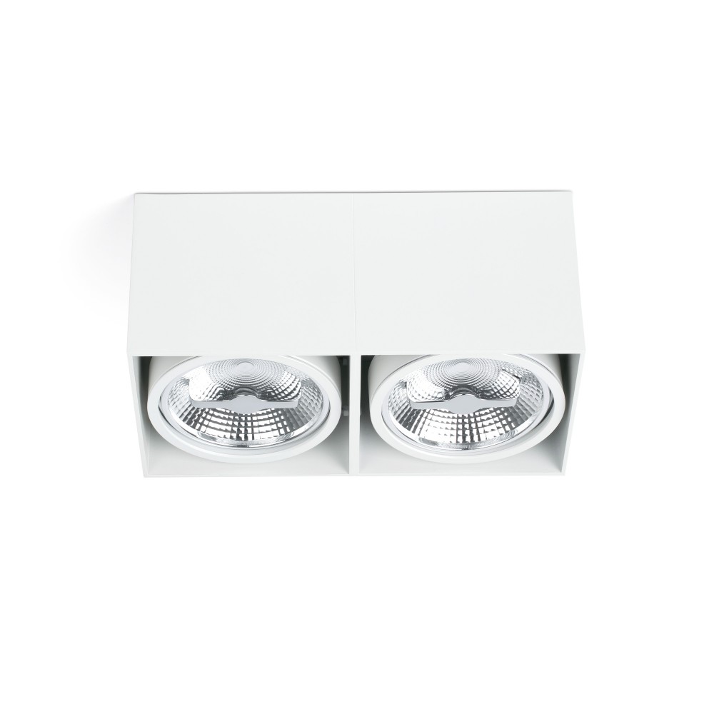 Faro Tecto Plafon Blanco 2Xar111 50W 63276