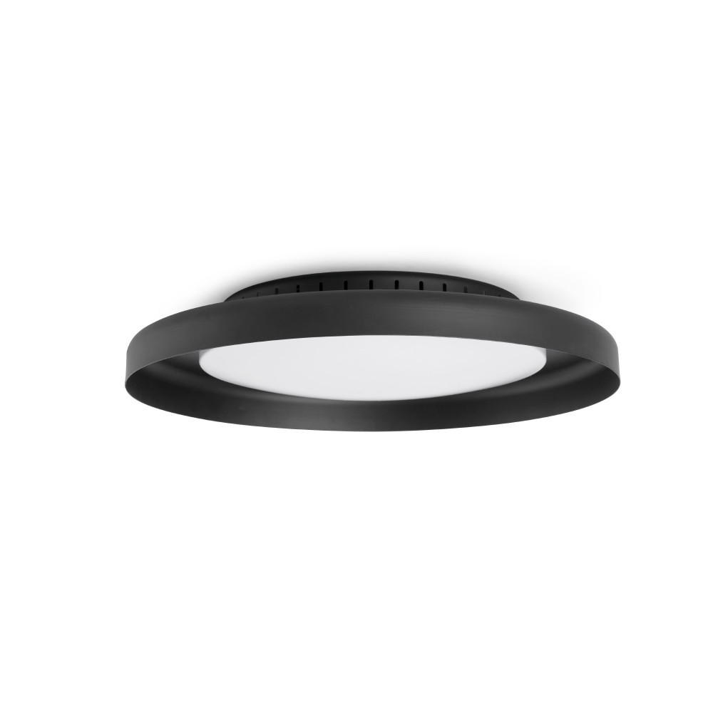 Faro Dolme Plafon Negro Ø400 Led 24W 64096