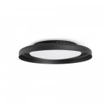Faro Dolme Plafon Negro Ø400 Led 24W 64096