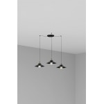 Faro Marlin Colgante Negro E27 60W 3L 64133-3L