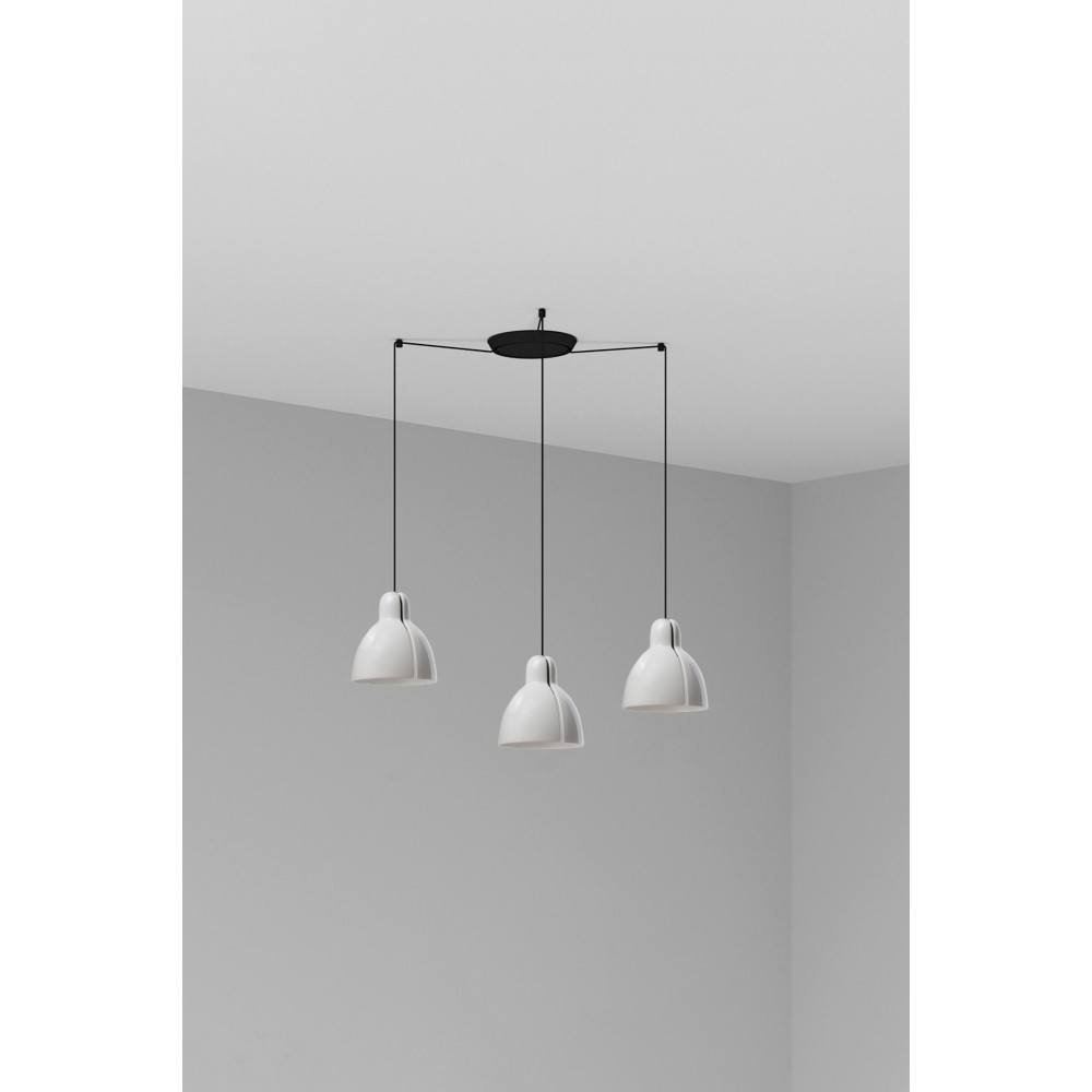 Faro Venice Colgante Blanca Ø160 1x E27 3l