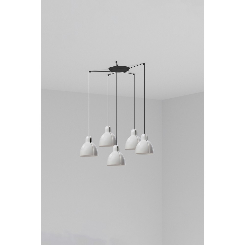 Faro Lampara Venice Colgante Blanca Ø160 1x E27 5l