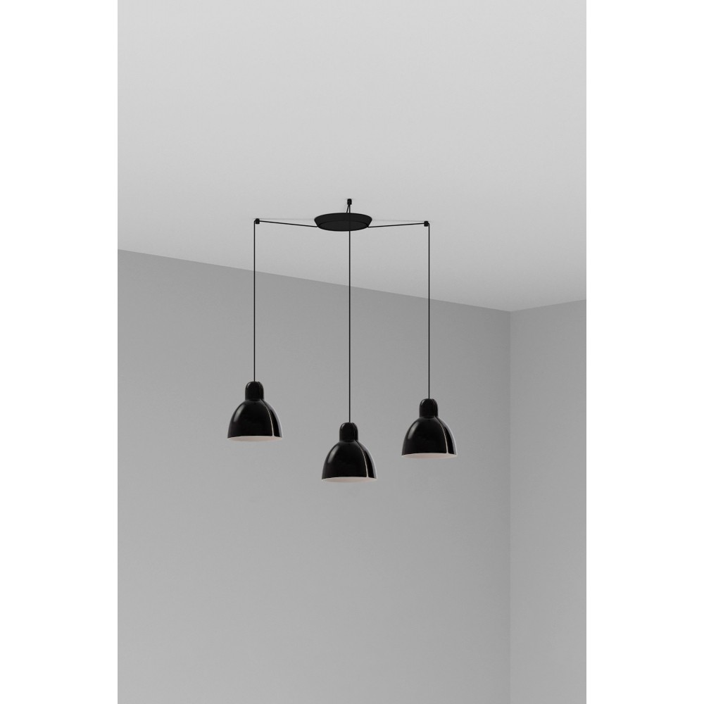 Faro Venice Colgante Negra Ø160 1x E27 3l