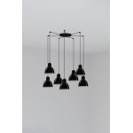Faro Lampara Venice Colgante Negra Ø160 1x E27 7l