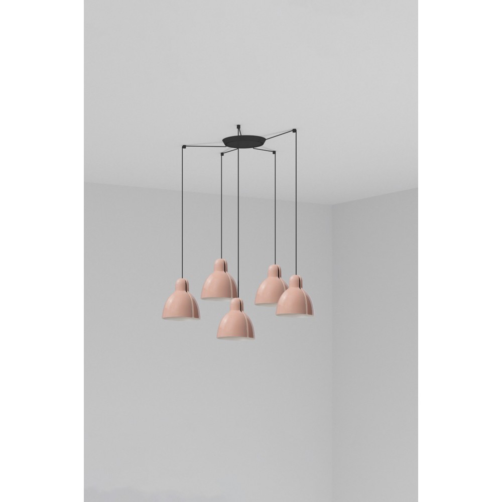 Faro Lampara Venice Colgante Rosa Ø160 1x E27 5l
