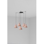Faro Lampara Venice Colgante Rosa Ø160 1x E27 5l