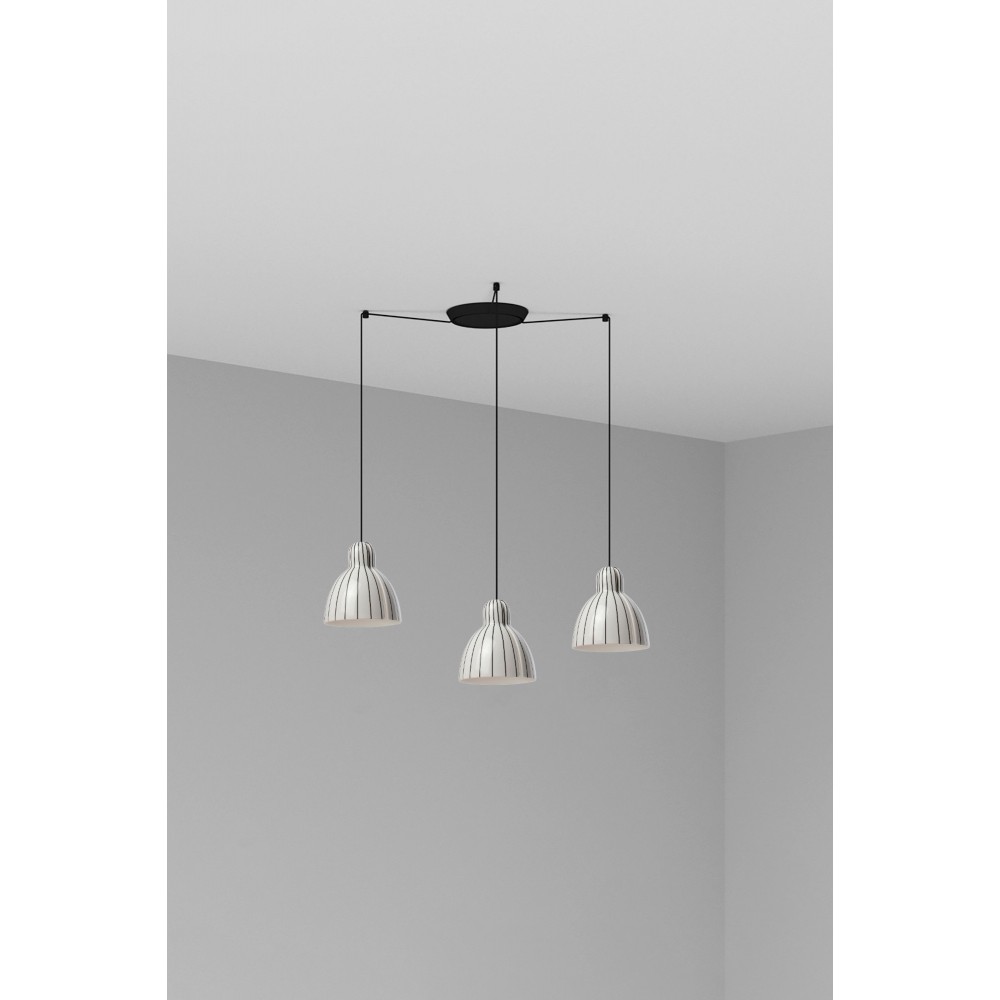Faro Venice Colgante Rayas Ø160 1x E27 3l