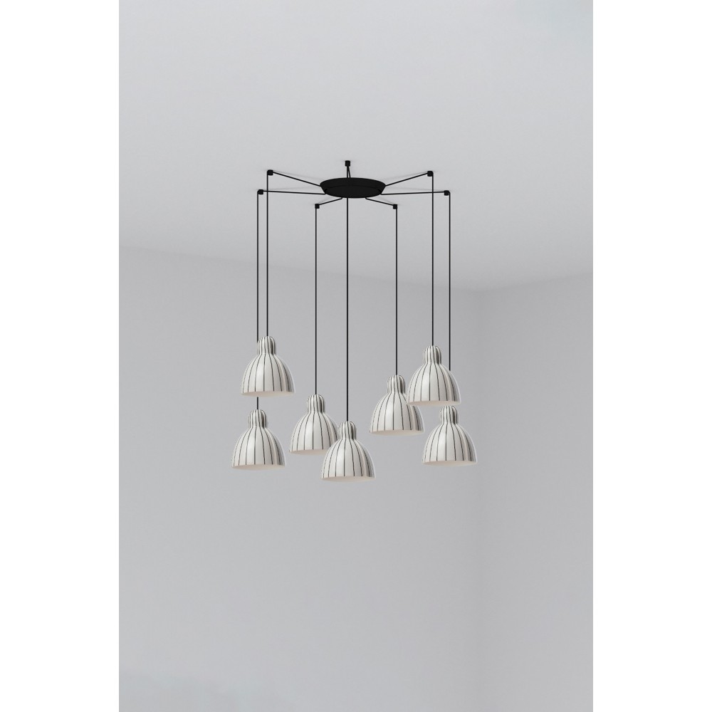 Faro Lampara Venice Colgante Rayas Ø160 1x E27 7l