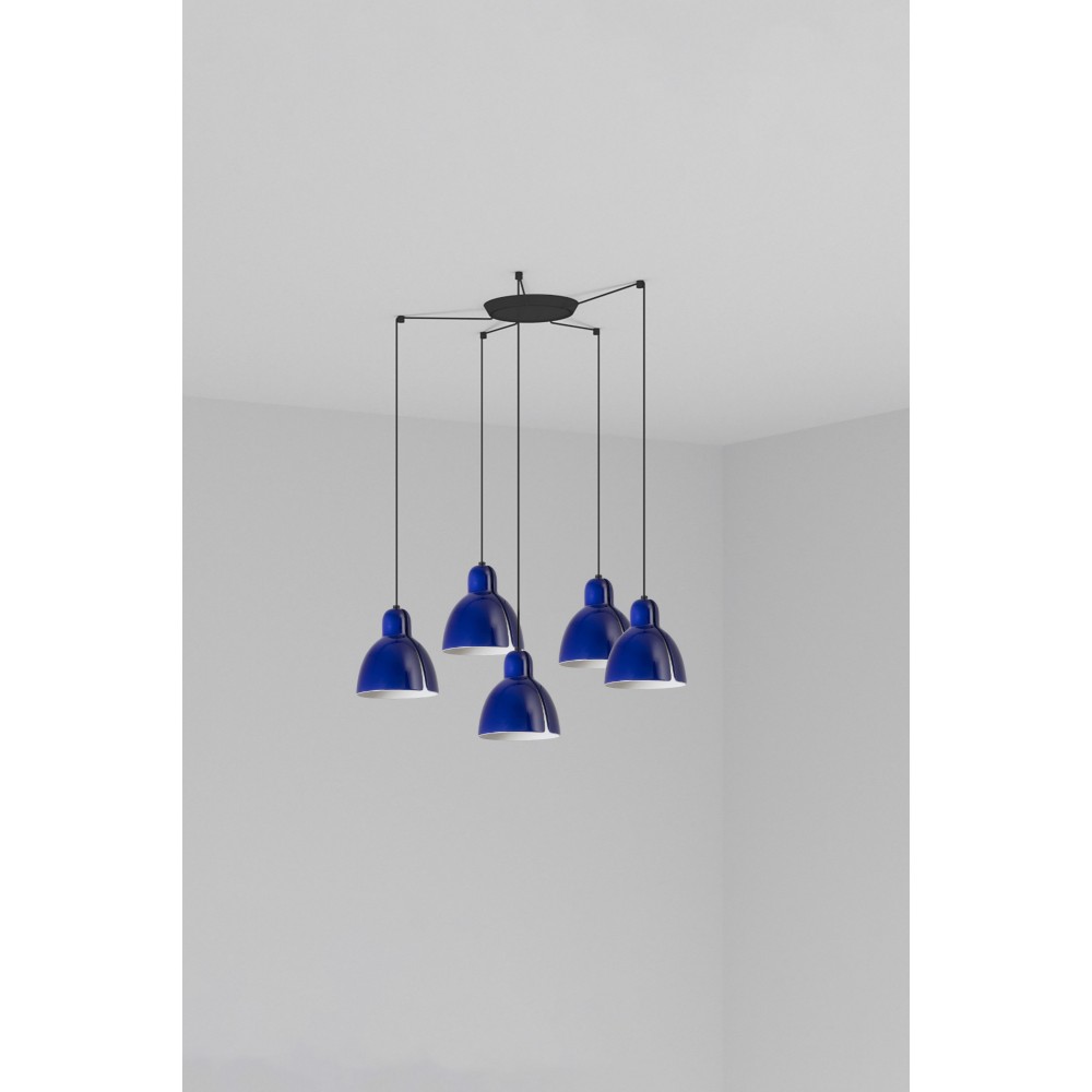 Faro Lampara Venice Colgante Azul Cobalto Ø160 1x E27 5l