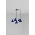 Faro Lampara Venice Colgante Azul Cobalto Ø160 1x E27 5l