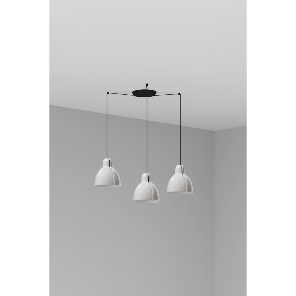 Faro Venice Colgante Blanco Ø200 1xe27 3l