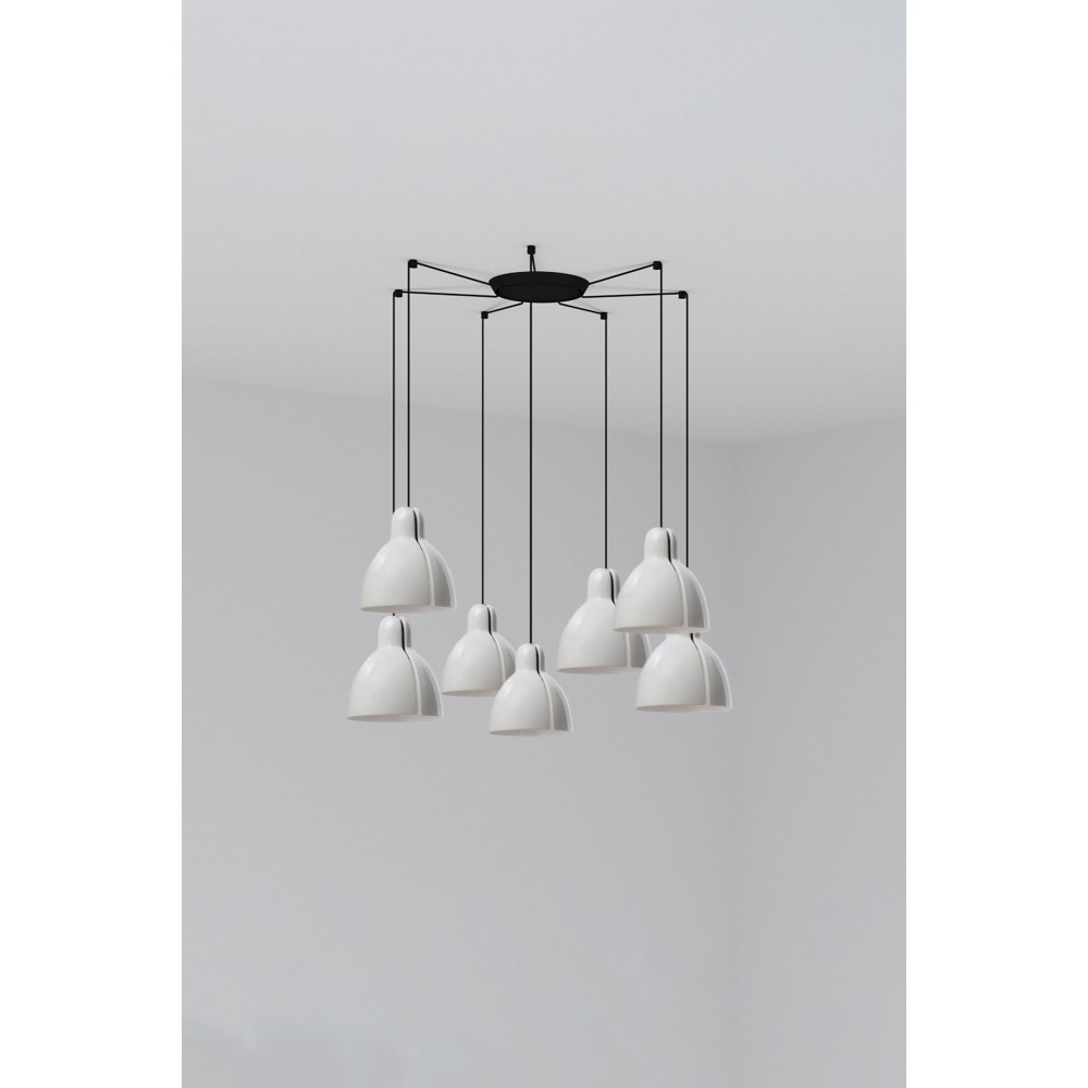 Faro Lampara Venice Colgante Blanco Ø200 1xe27 7l