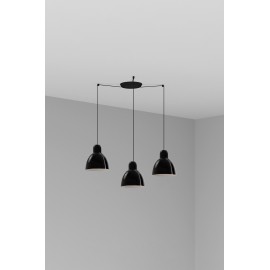 Faro Venice Colgante Negro Ø200 1xe27 3l