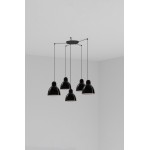 Faro Lampara Venice Colgante Negro Ø200 1xe27 5l