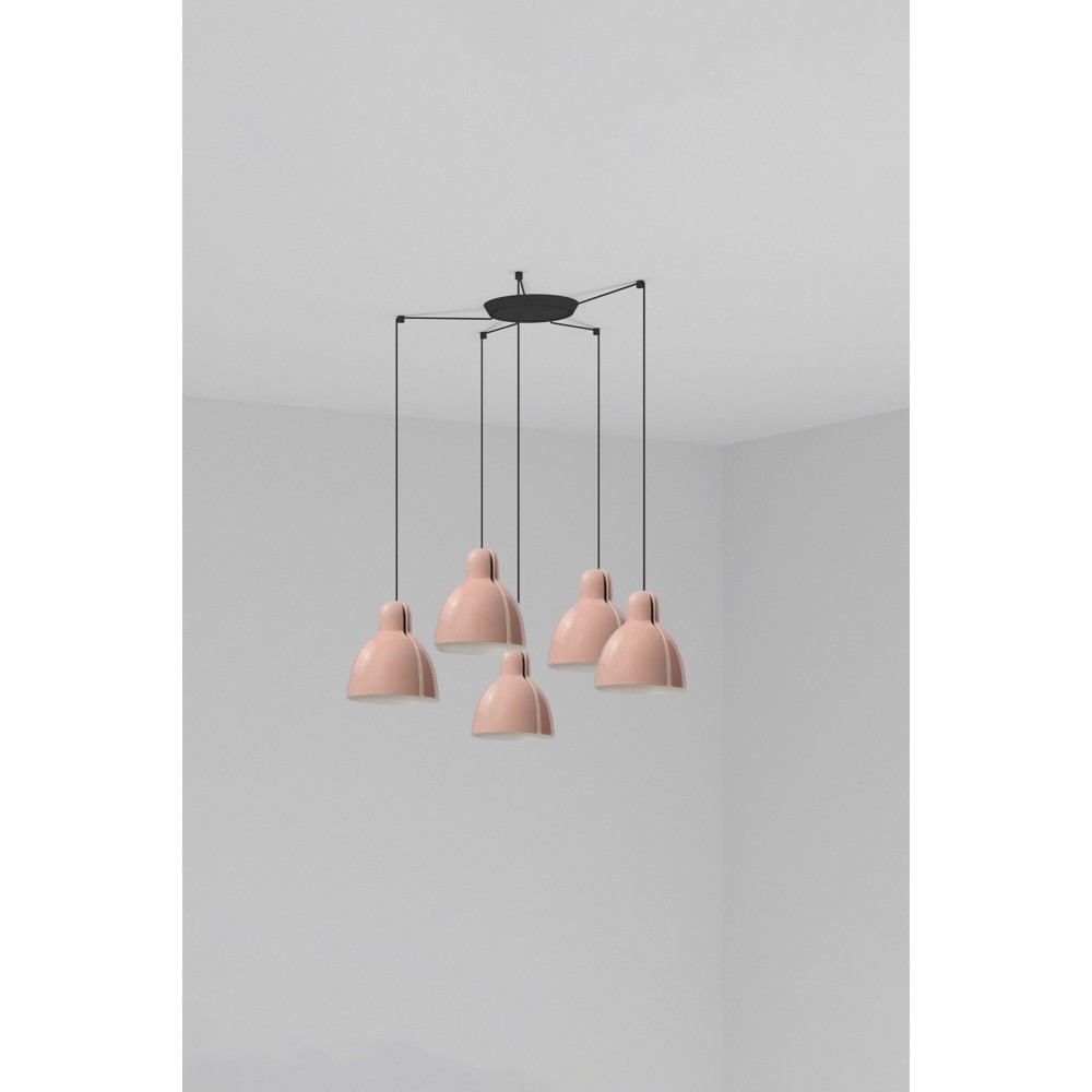 Faro Lampara Venice Colgante Rosa Ø200 1xe27 5l