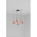 Faro Lampara Venice Colgante Rosa Ø200 1xe27 5l