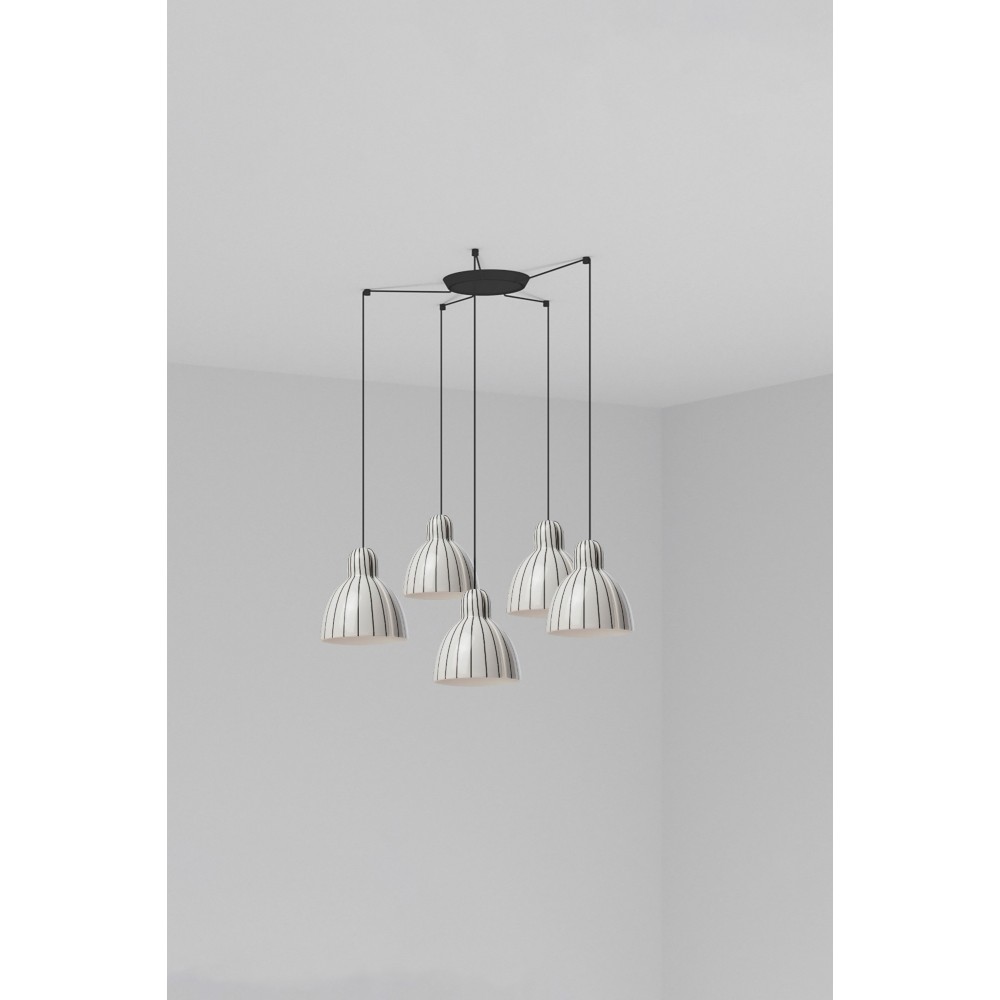 Faro Lampara Venice Colgante Rayas Ø200 1xe27 5l