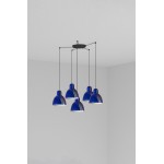 Faro Lampara Venice Colgante Azul Cobalto Ø200 1xe27 5l