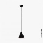 Faro Venice Colgante Negra Ø160 1x E27