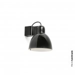Faro Venice Aplique Negra Ø160 1x E27