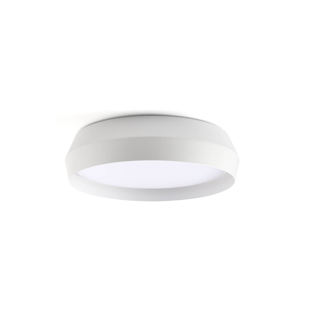 Faro Shoku 350 Aplique/plafon Bl-bl Led 24w 2700k Dim