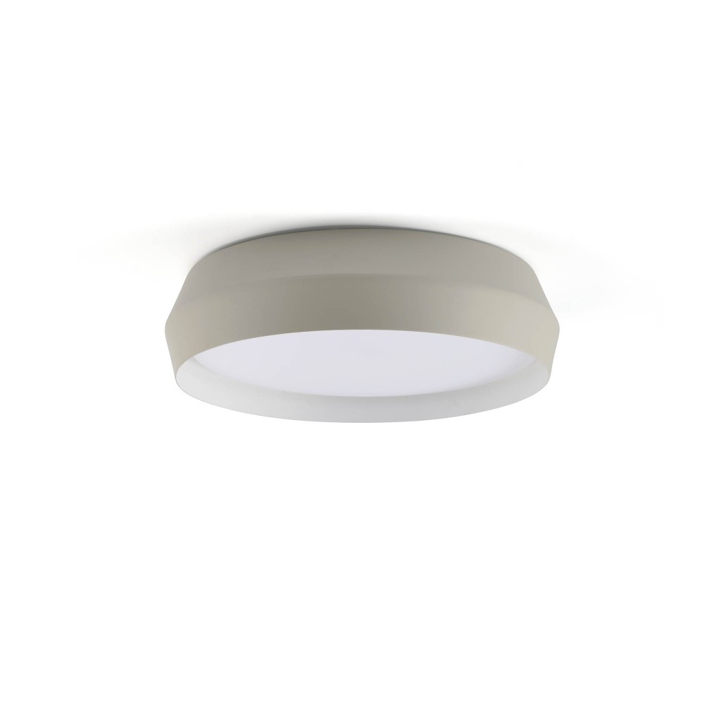 Faro Shoku 350 Aplique/plafon Gr-bl Led 24w 2700k Dim