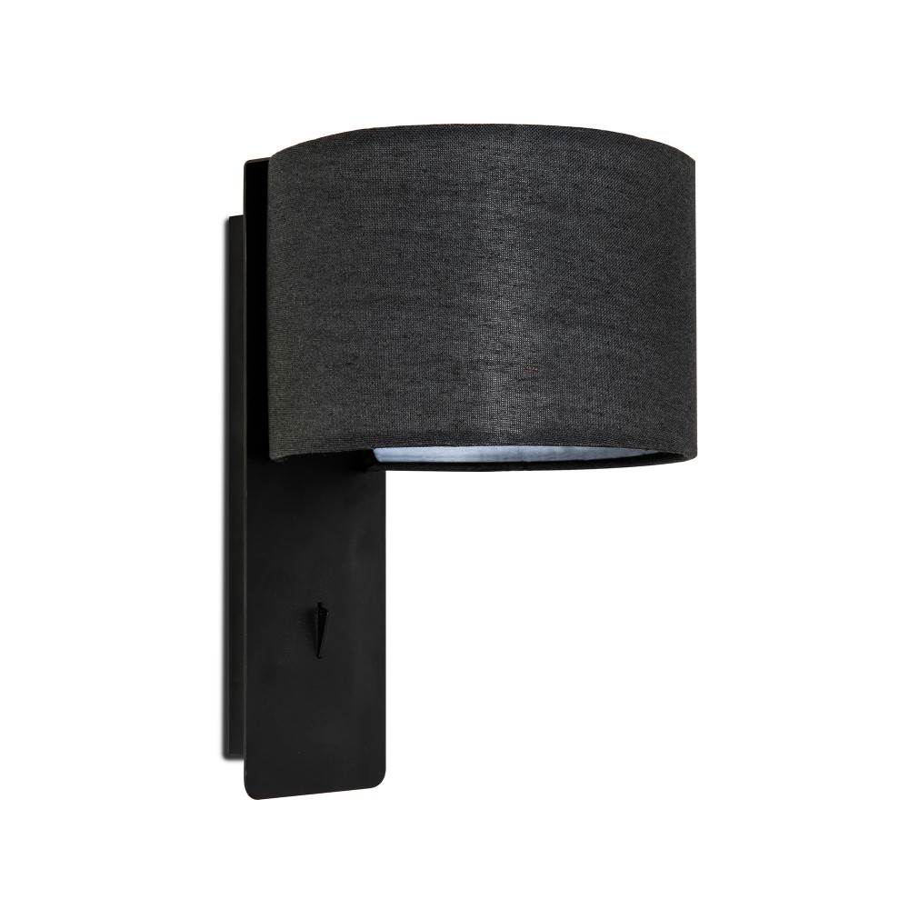 Faro Fold Aplique Negro 1xE27 64303