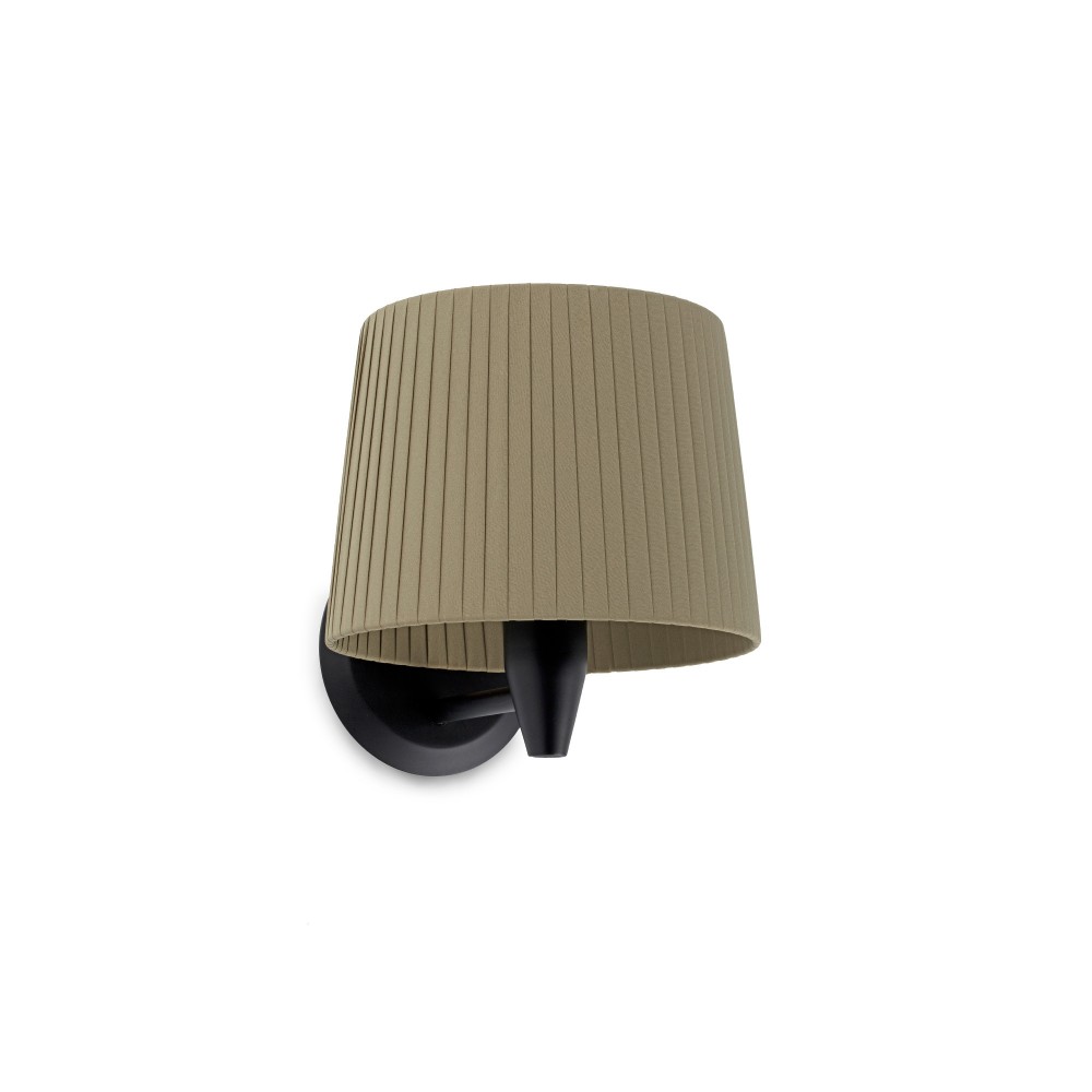 Faro Samba Apl. Negro P.Encint E27 ø215x160xø190 Verde 64307-37