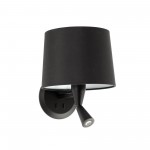 Faro Conga Apl. Lector Negro P.E27 ø215x160xø190 Negra 64309-03