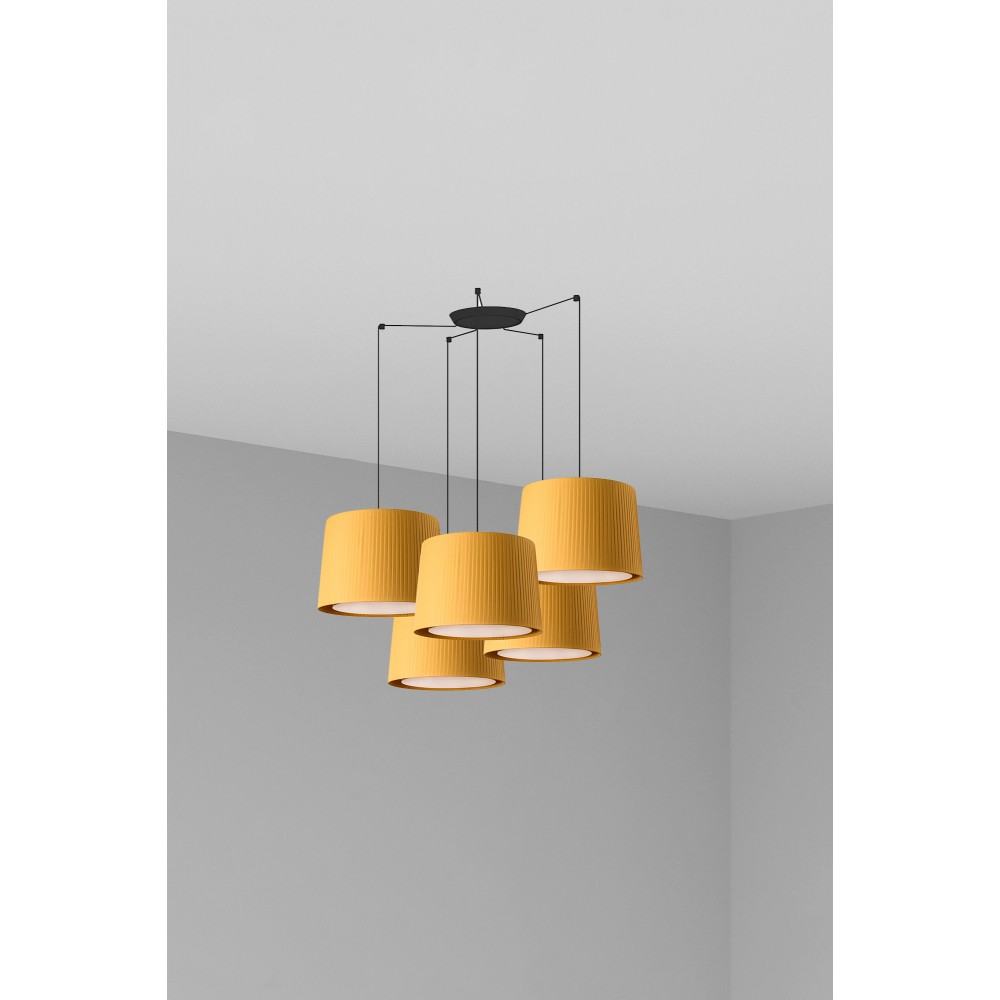 Faro Samba Colg Negro P. Encint E27 ø500x350xø450 Amari 64314-45-5L