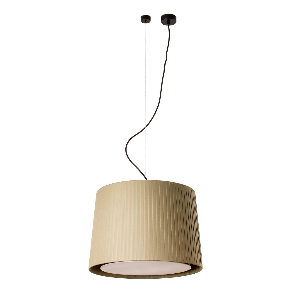 Faro Samba Colg Negro P. Encint E27 ø500x350xø450 Verde 64314-46