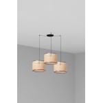 Faro Mambo Colg Negro P. Ratan E27 ø450x313xø450 3L 64314-49-3L