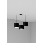 Faro Conga Colg Negro P. E27 ø500x350xø450 Negra 3L 64314-56-3L