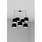 Faro Conga Colg Negro P. E27 ø500x350xø450 Negra 7L 64314-56-7L