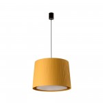 Faro Samba Colg.Negro Simple Encintada E27ø500x350Amari 64315-45