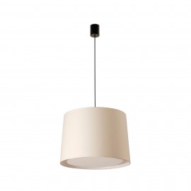 Faro Conga Colg Simple Negro P.E27 ø500x350xø450 Beige 64315-55